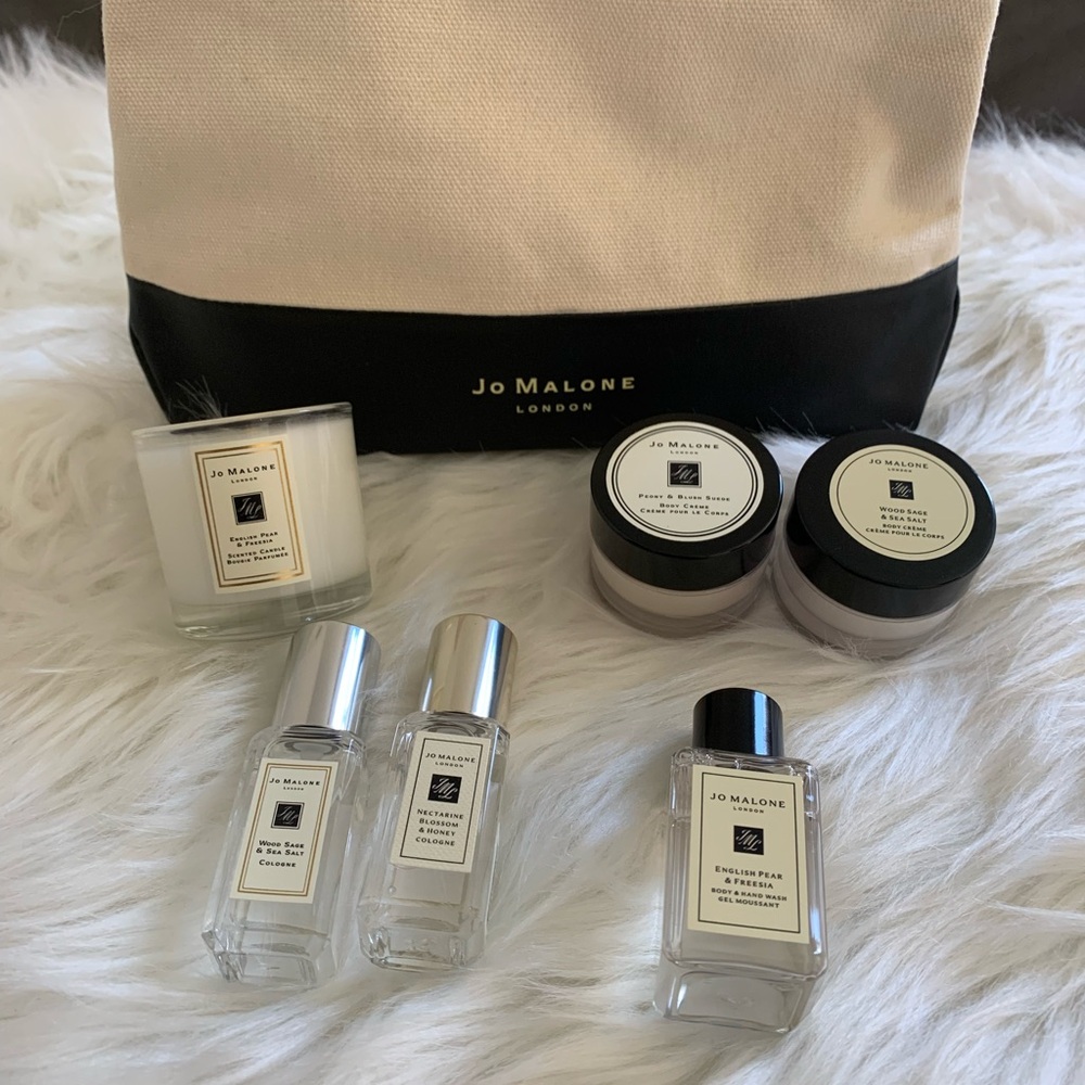 Body wash, candle and lotion. Brand new set
